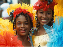 two girls in limon carnival