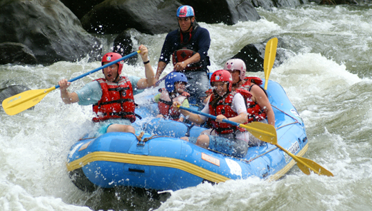 Rapids on the Reventazon River