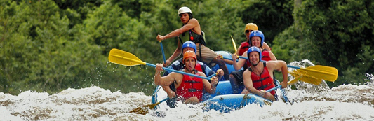 Rápidos en el río Savegre