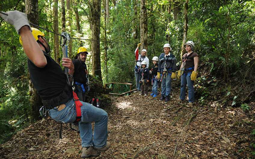 Canopy in San Gerardo de Dota Costa Rica