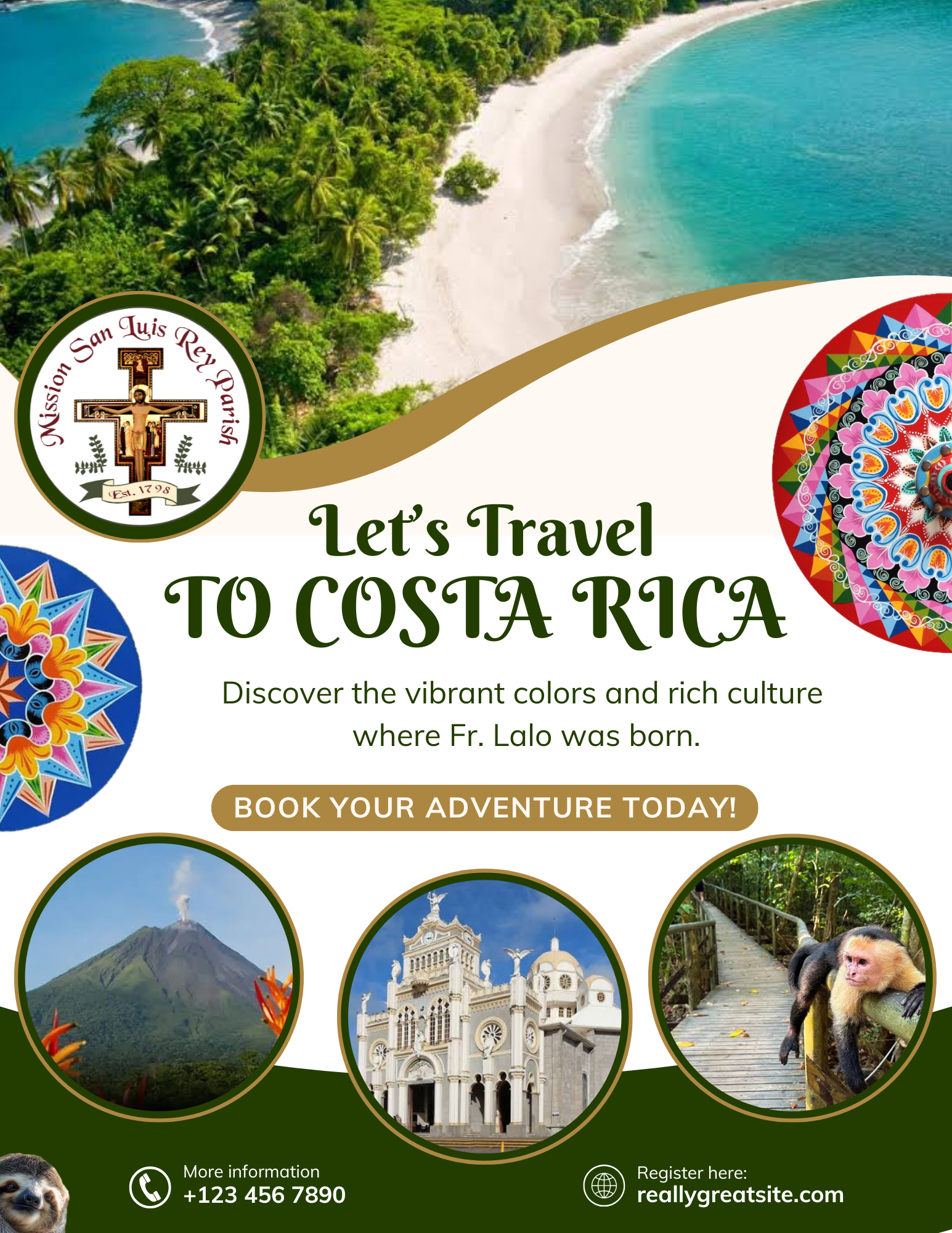 Costa Rica — tropical beach and culture