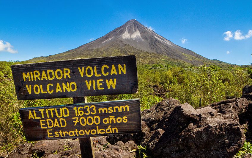 View of the Arenal Volcano