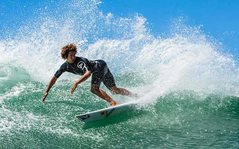 Pro Costa Rican Surfer Carlos Muñoz