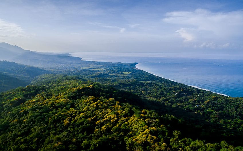 Uvita Costa Rica Luftperspektive