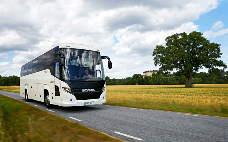 guía y transporte Scania