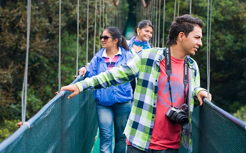 Monteverde Costa Rica, Sky Walk und Sky Trek Hängebrücken