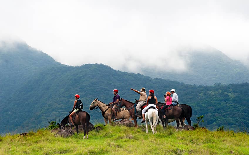 Monteverde Costa Rica, Reiten