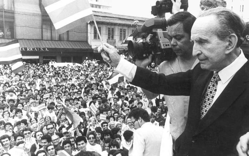 On December 1, 1948, President José Figueres Ferrer of Costa Rica abolished the military of Costa Rica after victory in the civil war in that year. In a ceremony in the Cuartel Bellavista, Figueres broke a wall with a mallet symbolizing the end of Costa Rica's military spirit.