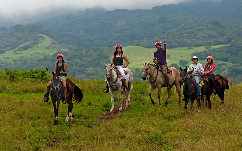 Costa Rica a Haven for Family Vacations Horseback ride