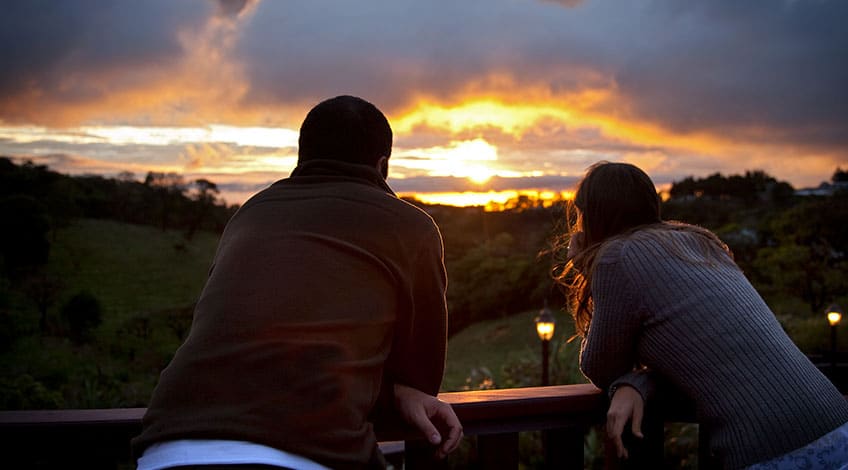 Costa Rica, Monteverde Cloud Forest: Sunset in Couple