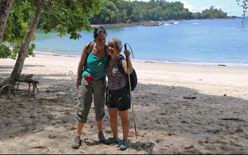 Participants enjoying Manuel Antonio National Park