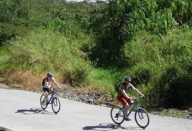 Biking at Catie