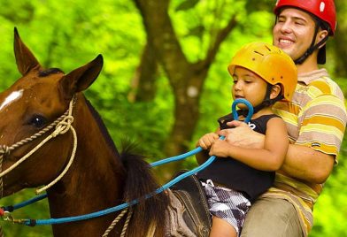 Horseback riding Fortuna Waterfall