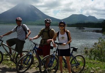 Volcano And Lake Biking