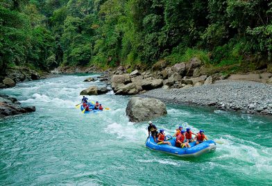 Paisaje increíble del Río Pacuare